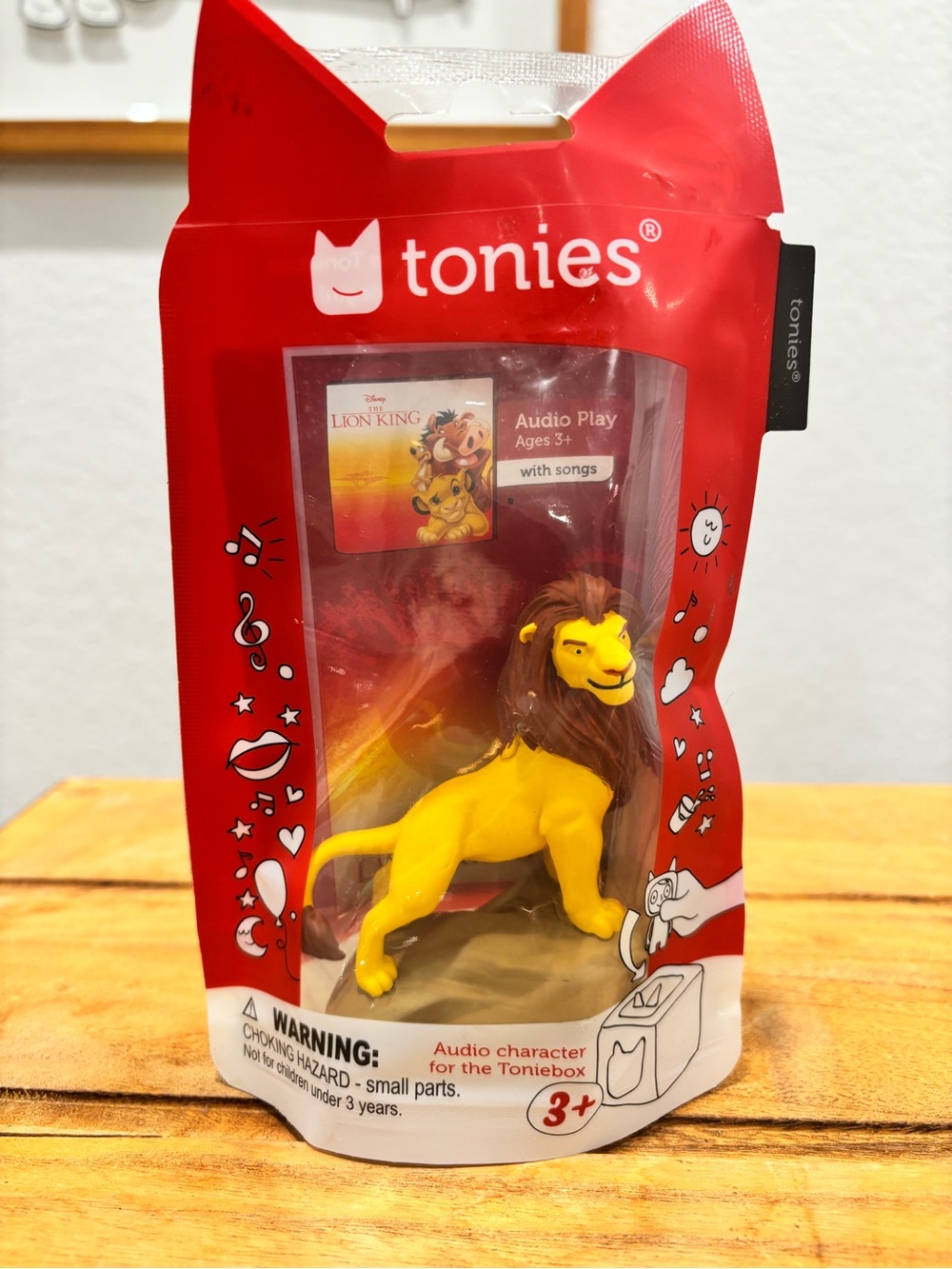 NEW NIP Disney Tonies Simba Lion King Audio Character Figure for Toniebox Player
